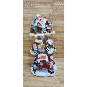 Santa's Workshop Hand Painted Polyresin Christmas Display Original Box